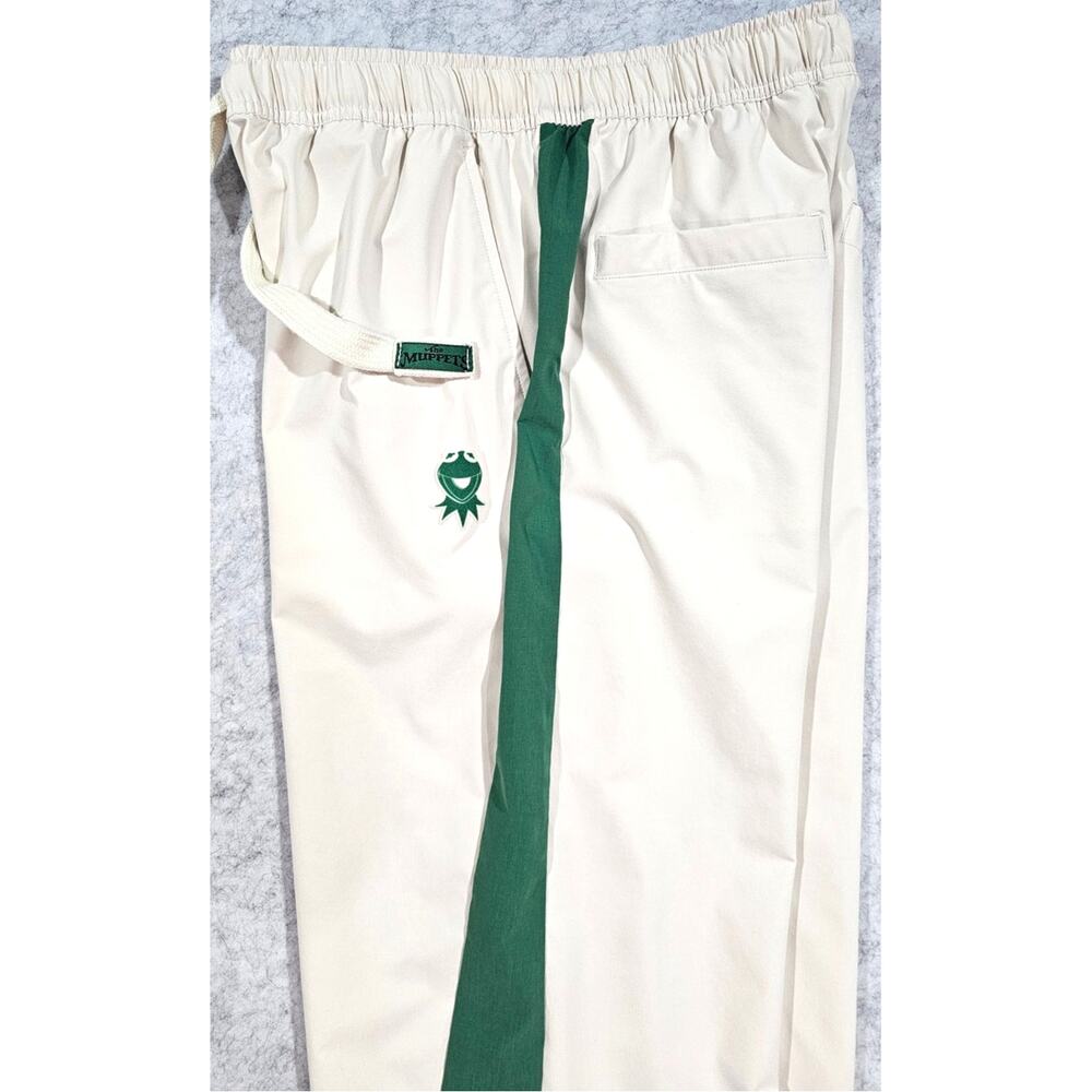 Disney The Muppets Kermit  Jogger Sweatpants Windbreaker  Womens Sz L - Picture 7 of 10